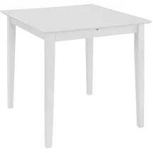 vidaXL Ausziehtisch (80-120)x80x74 cm weiß