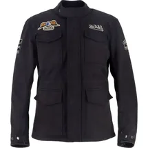 von Dutch X Helstons Warrior Motorrad Textiljacke, schwarz, Größe XL für Männer