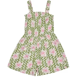 Overall ROXY "Playa Baby", Mädchen, Gr. 12, basil party waves rg, [Hauptstoff] 100% Viskose, Overalls