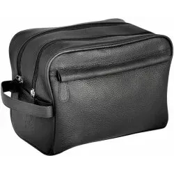 Becker Manicure ERBE Kulturtasche groß Leder schwarz