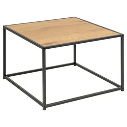 Actona Seaford Couchtisch Stahl/Holzwerkstoff - matt schwarz