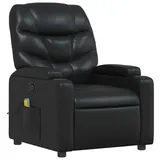 vidaXL Massagesessel Modell 8 Kunstleder 89 x 100 x 0 cm Schwarz mit Fernbedienung