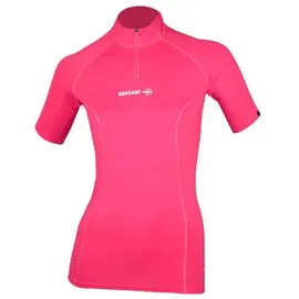 Beuchat Atoll Damen Rashguard Kurzarm - Pink - S