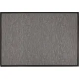 DEKOWE Teppich DEKOWE "Naturino Effekt", grau (anthrazit), B:80cm H:8mm L:250cm, Kunstfaser, Teppiche, Teppich, Flachgewebe, Sisal-Optik, mit Bordüre, In- und Outdoor geeignet