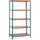 Proregal Schwerlastregal Metall 180x90x30cm Blau-Orange