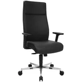 TOPSTAR Topstar, Profi Chief 300 Schreibtischstuhl Echtleder schwarz - Höhenverstellbar