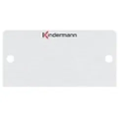 Kindermann Blindblende Halbblende neutral aluminium eloxiert 50x50mm