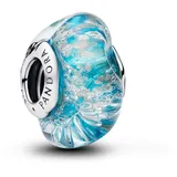 Pandora Charm-Einhänger Glitzer Murano-Glas Blau 794701C01