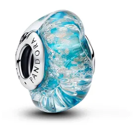 Pandora Charm-Einhänger Glitzer Murano-Glas Blau 794701C01