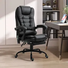 Vinsetto Massagesessel 67 x 121 x 79 cm Schwarz mit Fernbedienung