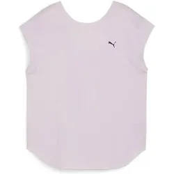 PUMA Damen Shirt STUDIO FOUNDATIONS TEE, GRAPE MIST, S