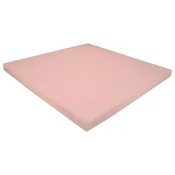 Schaumstoff Rücken Kissen Rosa 50cm x 50cm x 3cm RG 24/22 sehr weich