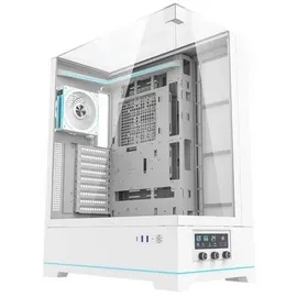 darkFlash DY450L PRO Computergehäuse (weiß) + 1 Lüfter