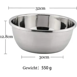 luxuskollektion Edelstahl Rührschüssel