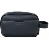 Armani Exchange Kulturbeutel in Blau - ALEX BEAUTY Waschtasche, Lederimitat, 15x22x7cm (HxBxT) One Size