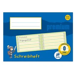 Staufen® Schreiblernheft Premium Lineatur 0 FMZ liniert DIN A5 quer ohne Rand, 16 Blatt