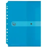 Herlitz Dokumentenmappe A4 Transparent/Blau