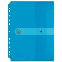 Herlitz Dokumentenmappe A4 Transparent/Blau