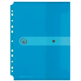 Herlitz Dokumentenmappe A4 Transparent/Blau