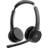Cisco 722 Wireless Dual On-ear Headset USB-A (Kabellos, USB-A), Office Headset, Schwarz
