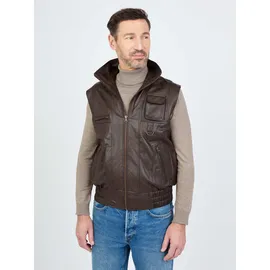 JCC Lederweste BigVest2 in dunkelbraun | Gr.: 46,