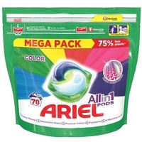 Ariel Color All-in-1 Waschmittel-Kapseln, Farbe, 70 Stück