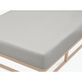 biberna 0077144 Feinjersey 140 x 200 - 160 x 200 cm sturmgrau