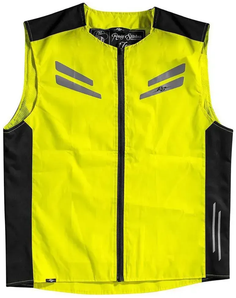 Rusty Stitches Stewart Weste - Fluo Yellow - 7XL