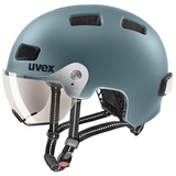 Uvex rush visor Fahrradhelm, Farbe:deep turquoise matt