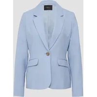S.Oliver BLACK LABEL Slim-Fit-Blazer aus Viskosemix Damen, blau, 40