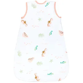 TupTam Baby Schlafsack 2.5 TOG – Warmer Winter Schlafsack Baby, OEKO-TEX, Ärmellos, Wattiert" Gr. 56, blau Tiere im meer), Größe: 56-62 - 56-62
