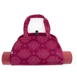 bodhi Maharaja Collection: Gemusterte Yoga Bag Namasté 'Lotus', berry 1 St