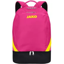 Jako Iconic Rucksack 163 pink/schwarz/neongelb