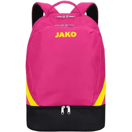 Jako Iconic Rucksack 163 pink/schwarz/neongelb