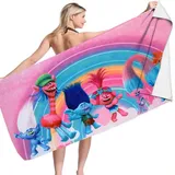 IMFLY Strandtuch Für Kinder Trells.Duschtücher 70 X 140 cm,Kinderhandtuch Microfaser Towel Badehandtuch Für Fitness Reisen,Kinder-Badetuch (2,90x180cm)