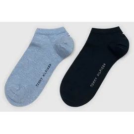 Tommy Hilfiger Sneakersocken 2er Pack Blau/Hellblau 39-42