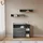 livinity® Wickelkommode Torino, Anthrazit/Goldkraft Eiche, mit 3 Schubladen