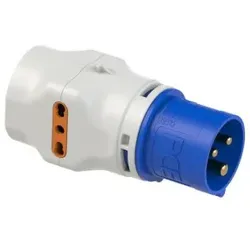 PCE 9433170 CEE-Multiadapter 16A 3p 6h auf 2x P17/11 und P30/17 (italienisch) IP20