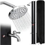 Swanew - Solardusche 35L(mit Schutzabdeckung) Pooldusche Sommerdusche Gartendusche Außendusche