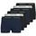 JACK & JONES Vesterbro Solid Blau / Schwarz S 6er Pack