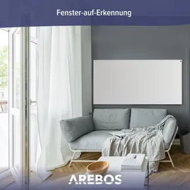 Arebos Infrarotheizung Infrarot Wandheizung Heizung Heizkörper Thermostat WIFI 700 W - Weiß