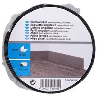 Primo - Knickwinkel 5m 18x18mm schwarz selbstklebend Weichsockelleiste Leiste