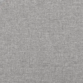 vidaXL Kopfteile 2 Stk. Hellgrau 90x5x78/88 cm Stoff