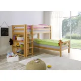 RELITA Etagenbett Beni 90 x 200 cm natur inkl. Regal