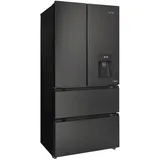 Concept LA6683DS, Freistehend, French door, Schwarz, Berührung, Edelstahl, 506 l - Schwarz