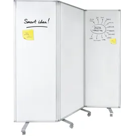 Master of Boards Mobile Trennwand Whiteboard 3-teilig