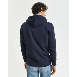 GANT Reg Shield Reißverschlusspullover Evening Blue L