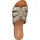 Jana Damen, Mule Flat Vegan Taupe Snake 38