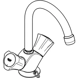 Grohe Costa Waschtisch-Einlochbatterie Chrom