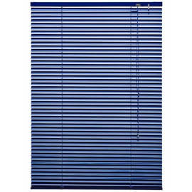 Liedeco Bella Casa Aluminium-Jalousie, blau, 130 x 60 cm